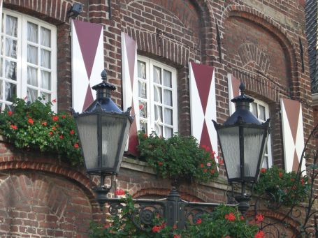 Kempen : Peterstraße, Haus Weinforth, Altdeutsche Gaststätte, Detail